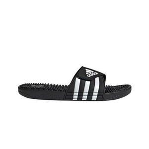 Adidas Shower Sandals Mens Size 10 New In Box Black White Summer Attire F35580